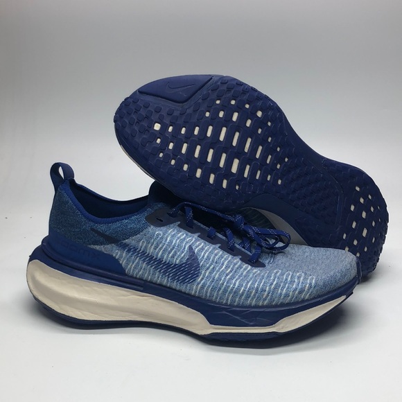 Mens ZoomxInvincible Run 3 NBY Blue/White DX5050-400 USED size 11.5 - Picture 1 of 10